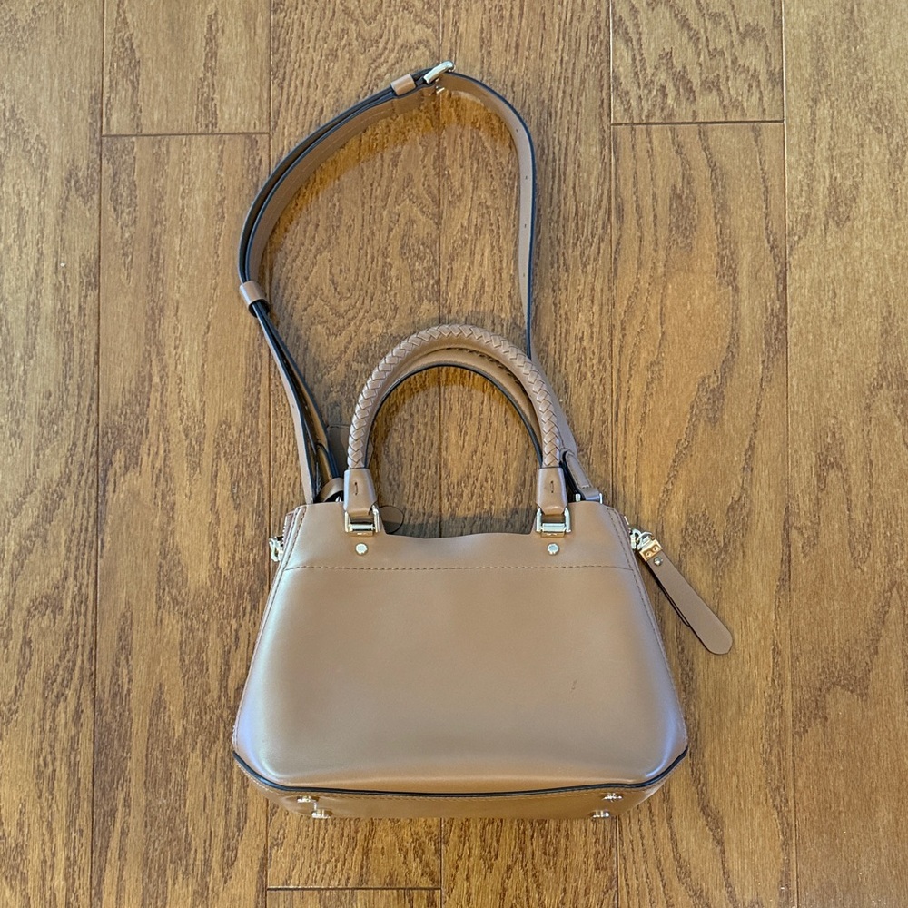 Michael Kors Tan Leather Satchel - Picture 3 of 4
